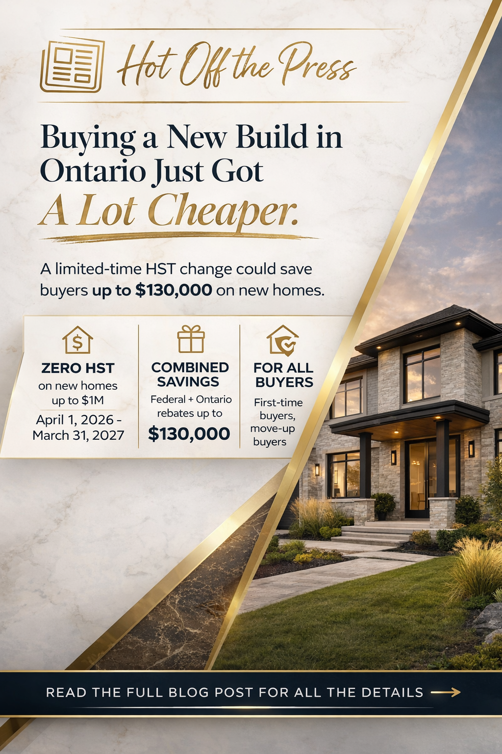 Buying a New Build in Ontario Just Got a Whole Lot More Interesting 