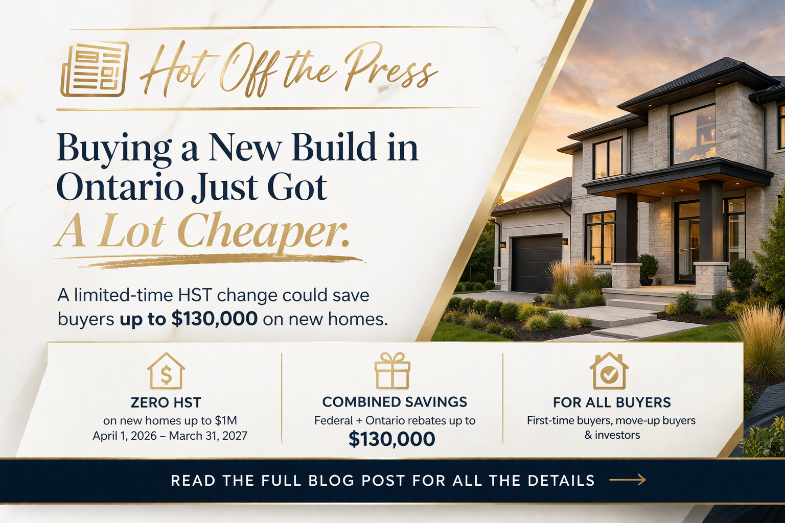 Buying a New Build in Ontario Just Got a Whole More Interesting 